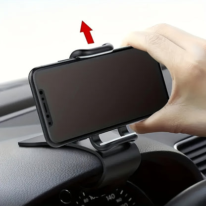 360° swivel car phone holder, dashboard mount for GPS navigation, universal fit, waterproof, no battery needed.