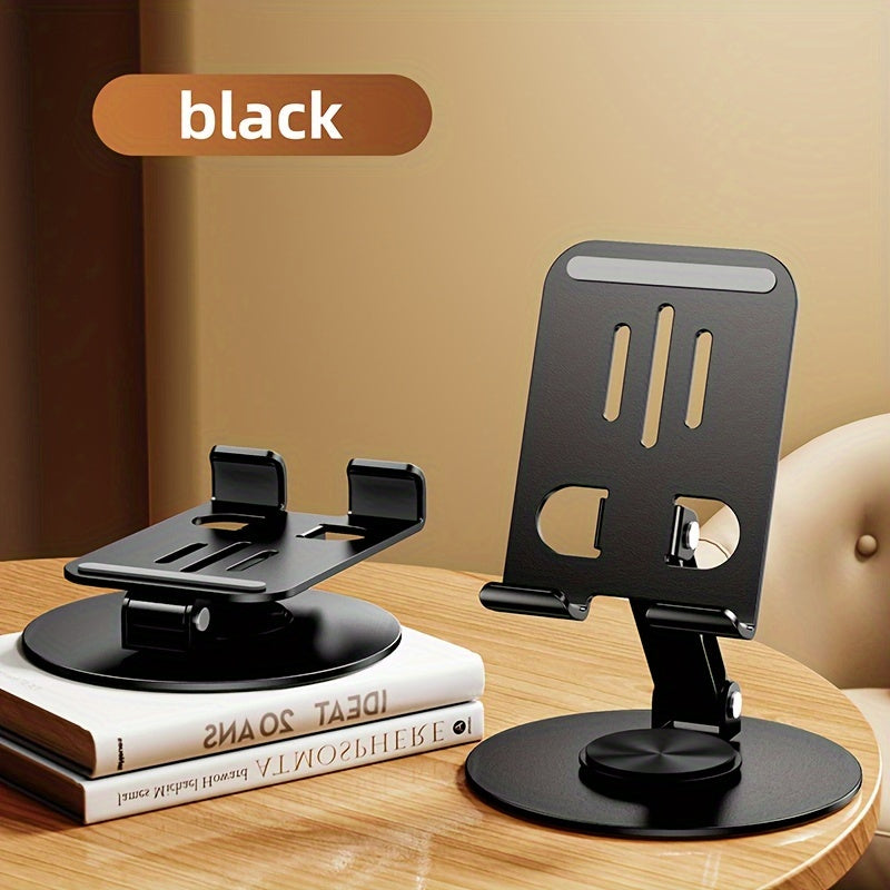 Mobile phone holder for desktop and computer desk accessories. Adjustable height and foldable, compatible with various iPhone models and smartphones.