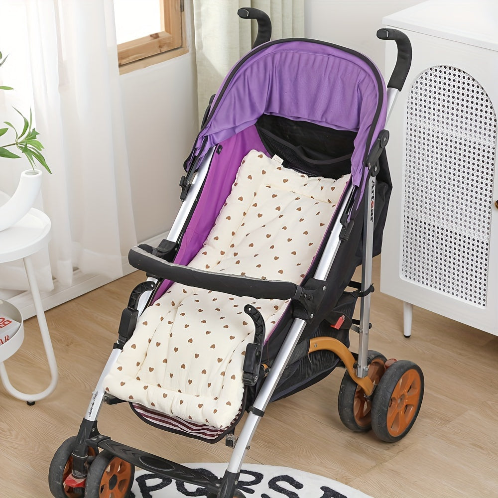 Older individuals can enjoy added comfort and safety with this stroller seat liner, car seat cushion. The plush padding and breathable mesh base provide a soft and cozy experience, while safety belt openings ensure secure positioning.