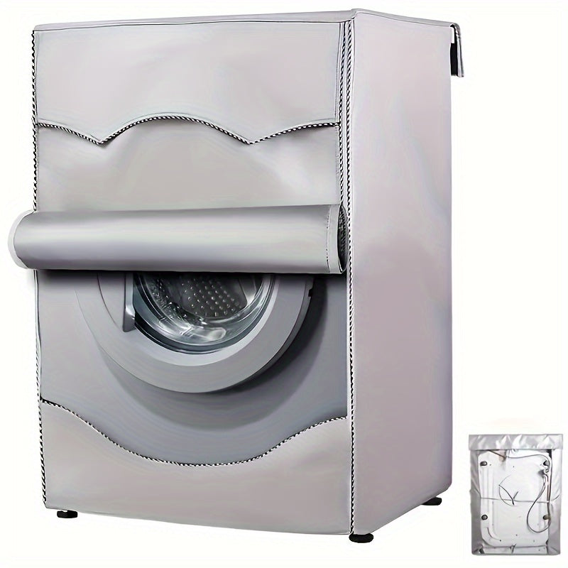 Fully automatic washing machine cover with 210D sun protection, roller wave wheel design.