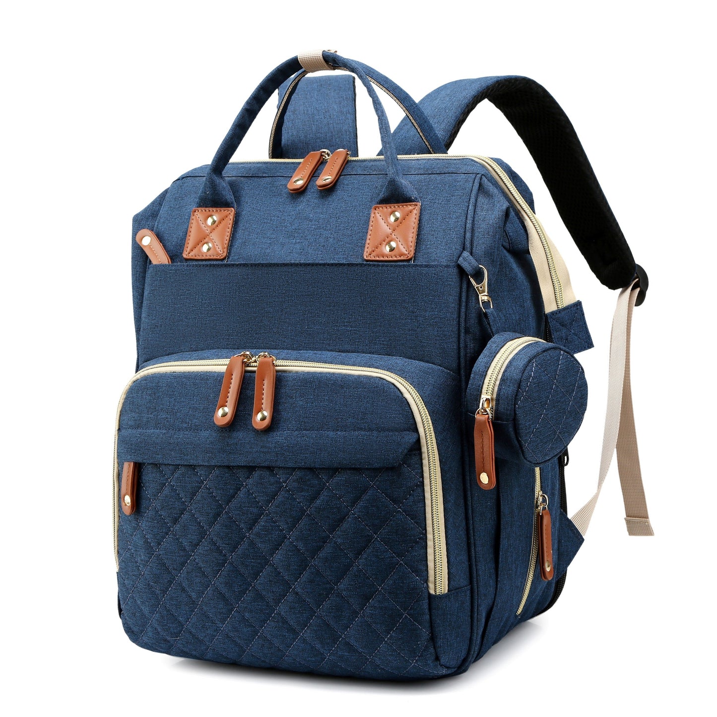 Get the Lamroro Diaper Bag Backpack, a stylish and functional bag with a built-in changing station. This multifunctional, waterproof travel backpack is perfect for any occasion, making it a great gift for Christmas, Halloween, Thanksgiving, or any other