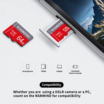 RAMMIND offers high-speed micro TF cards in multiple sizes, suitable for smartphones, tablets, laptops, and DSLR cameras. These durable flash memory cards are ideal for secure file storage