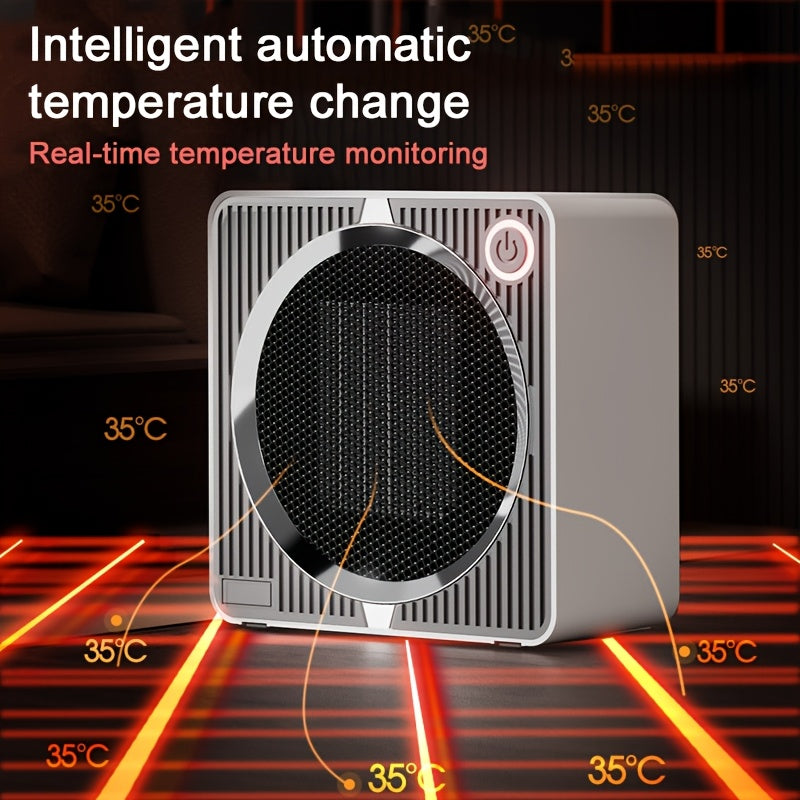 The 500W Square Space Heater offers fast, efficient heating with quiet operation. Its compact design and European standard plug make it ideal for indoor use. This heater is perfect for gifting during Christmas and Thanksgiving.