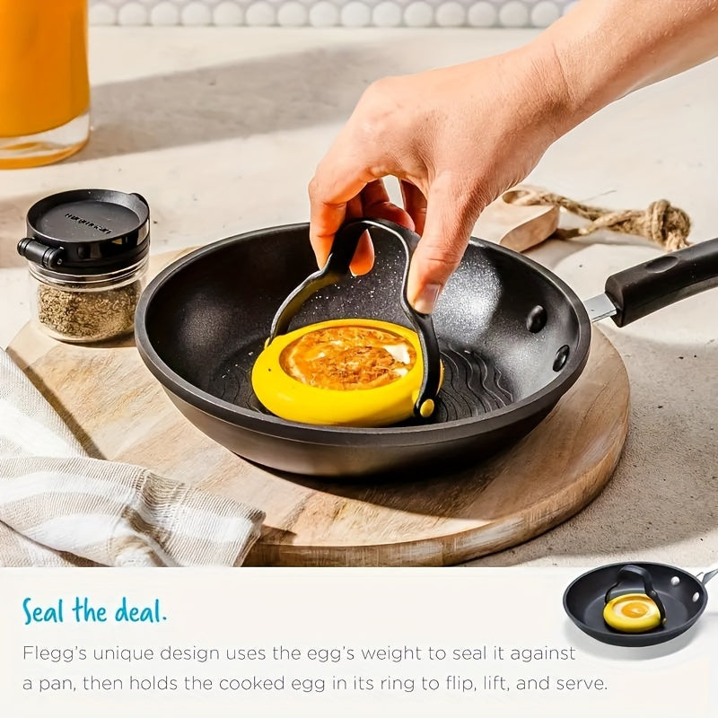 Get perfect breakfast pancakes, bread rolls, and omelets with ease using our 2-piece Premium Non-Stick Egg Rings. These rings feature a 360° flip handle for effortless cooking, leakproof design, and easy food release. An essential kitchen gadget for home