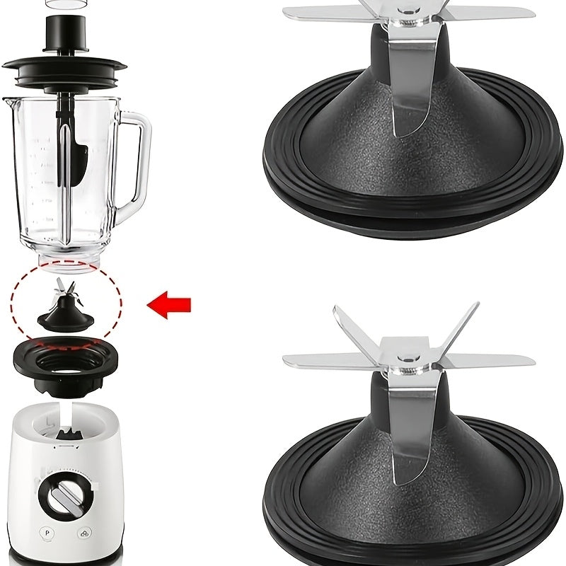 High-Quality Metal and Plastic Blender Accessories, Designed for HR2093 HR2095 HR2096 Models, Safe Replacement Blade for Mixing Smoothies and Shakes