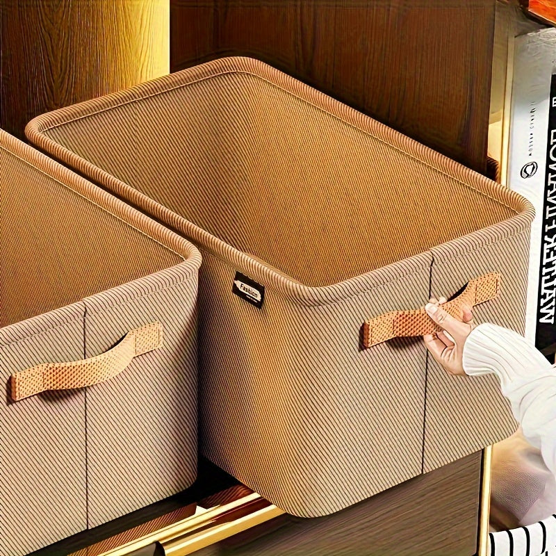 Organize your wardrobe with ease using Stackable Wardrobe Organizer Drawers. These folding storage baskets are perfect for sorting clothes, diapers, and pants. Featuring a built-in steel frame, these drawers are designed for durability. Suitable for ages