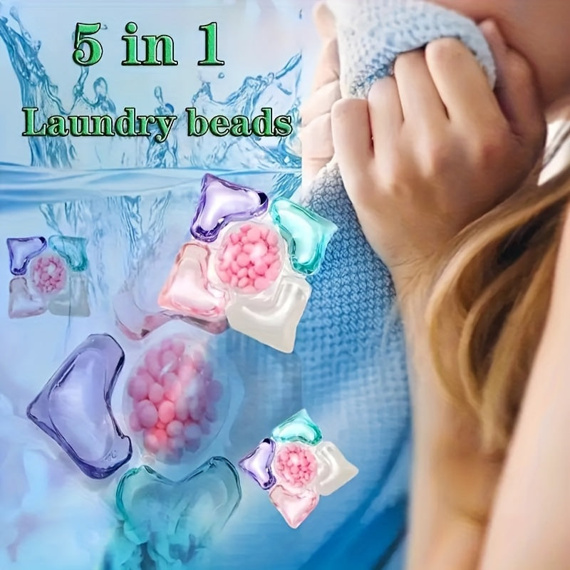 EcoClean Laundry Soap Pods - 16/40/55pcs, 5 in 1 Multi-Purpose, Sulfate-Free, Strong Decontamination, Gentle & Powerful Cleaning, Apartment & Dorm Essentials.