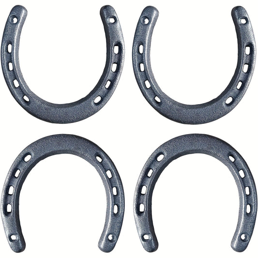 Durable metal horseshoe wall decor for parties and horse lovers.