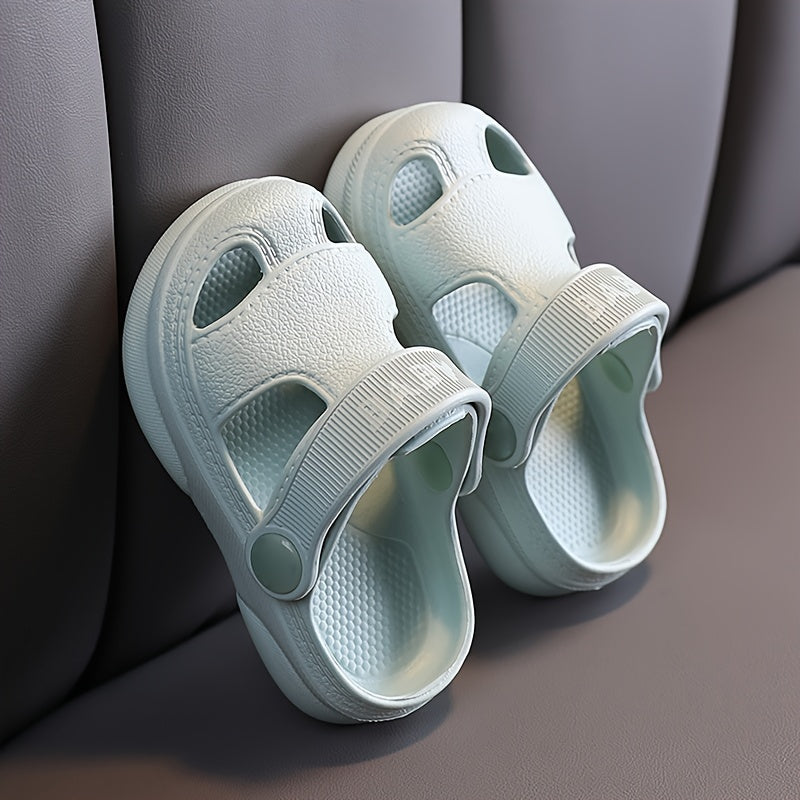 Kids' Summer Slip-On Sandals - Breathable EVA Material, Non-Slip Sole, Ideal for Indoor/Outdoor Wear.