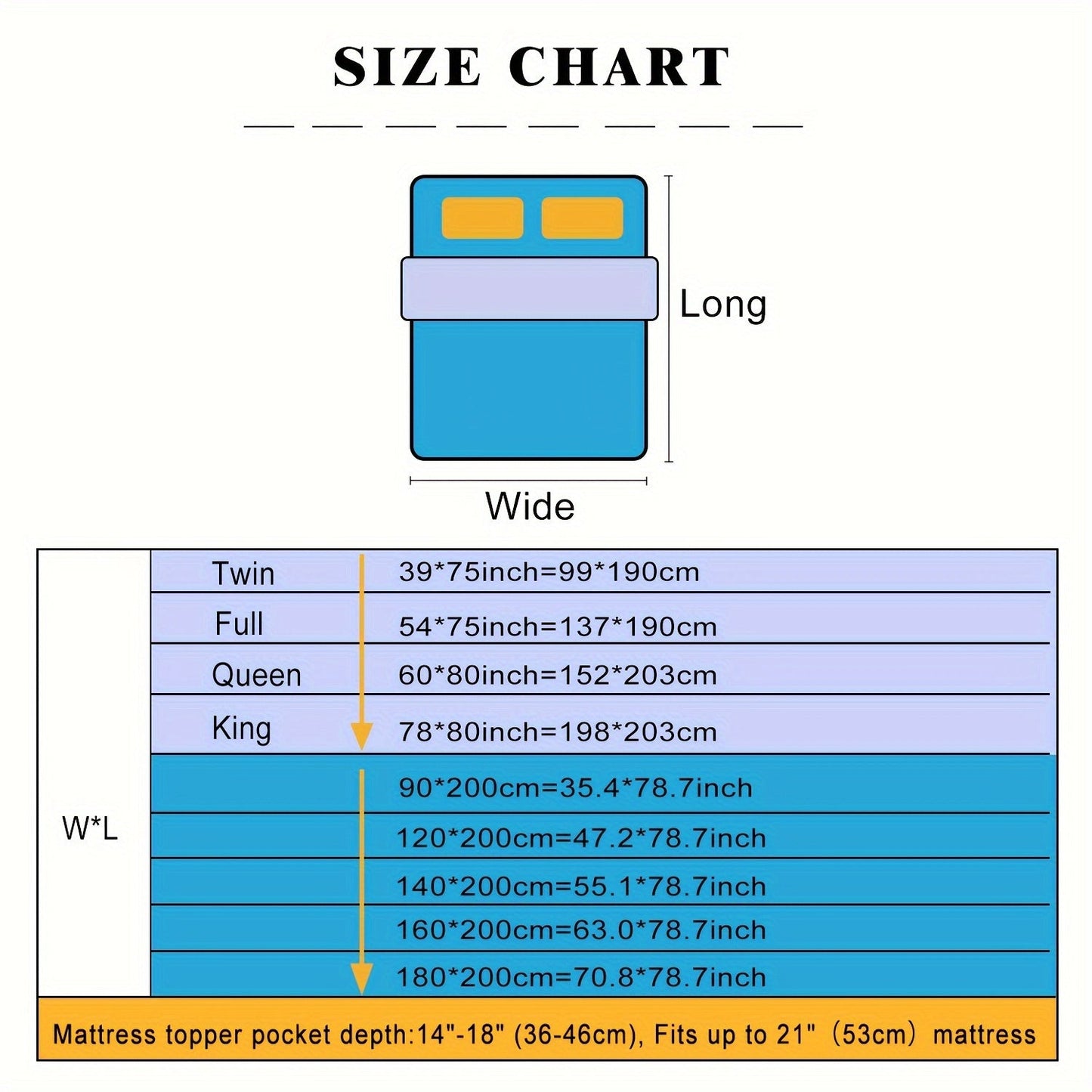 This mattress topper is designed for maximum comfort and support. Made with extra thickness and breathability, it is quilted for added softness. The fitted design is perfect for relieving back pain. The deep pocket fits mattresses with a width of