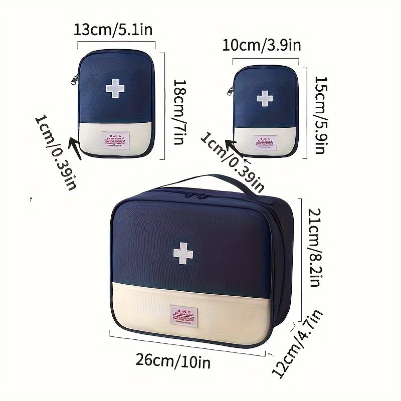 Travel in style with these 3 portable medicine storage bags, perfect for mothers on the go. These organizers are great for emergency situations and make a thoughtful gift for Christmas, Halloween, Thanksgiving, Valentine's Day, or Easter.