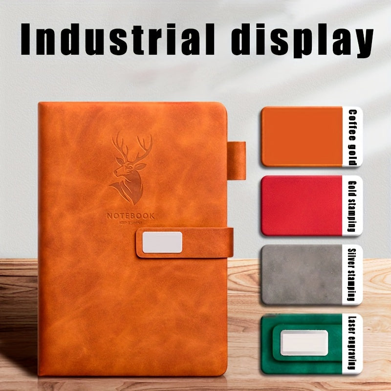 A5 journal with magnetic closure, 160 pages. Ideal for students and office use. Great for senior student diaries and office records. Made of premium faux leather.