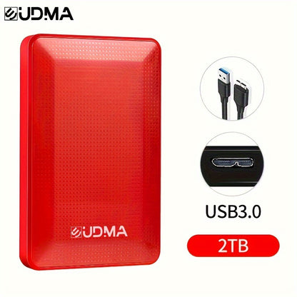 UDMA 1TB mobile hard drive for storing large files and media.