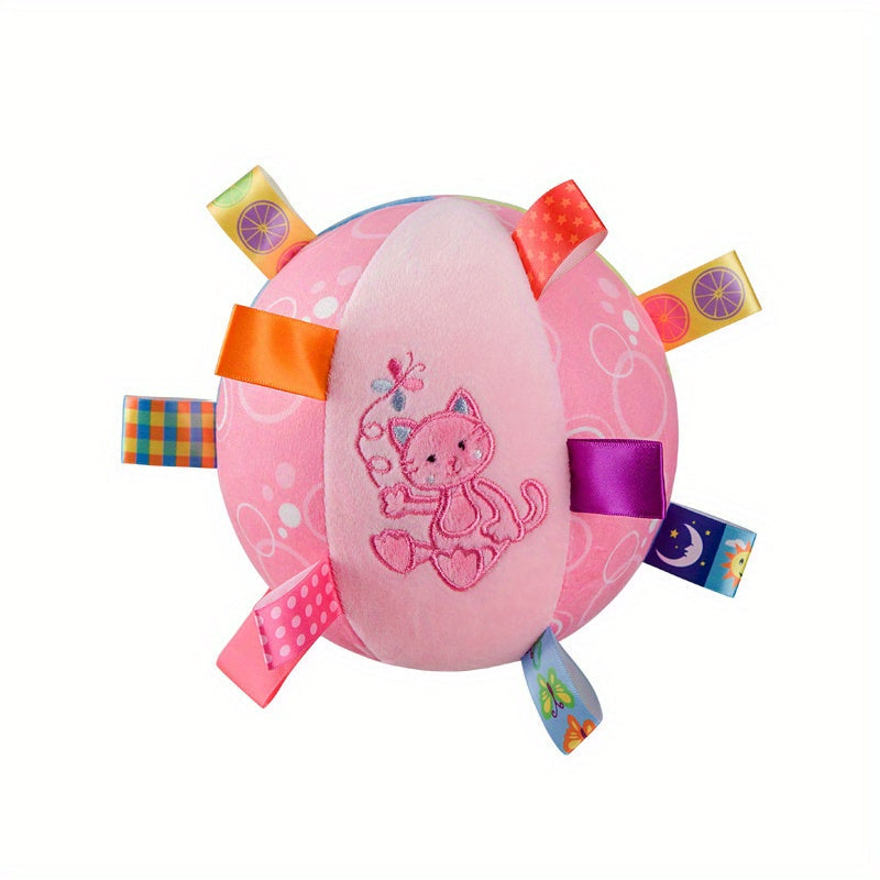 Easter Gift: Interactive Plush Ball for Dogs - 1pc Baby Hand Grab Ball with Rattle to Soothe