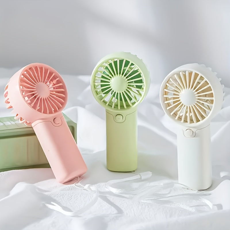 Handheld Mini Portable Fan, Lightweight and Battery Powered (Battery Not Included), Ideal for Outdoor Activities and Travel Purposes