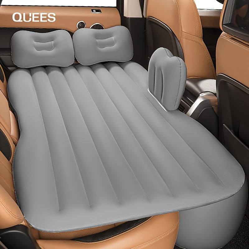 Thick inflatable cushion that is convenient and portable for car travel.