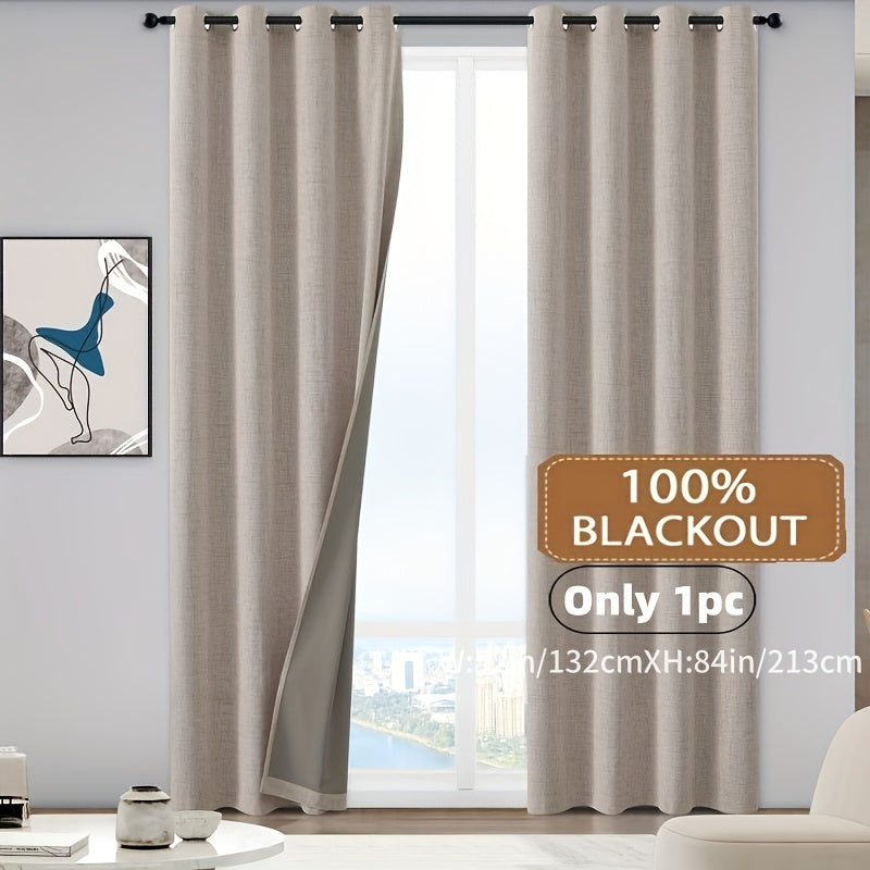 Energy efficient full blackout curtains with a back coating, perfect for blocking out the sun in your bedroom. These thermal insulated window drapes make a stylish addition to your living room decor.