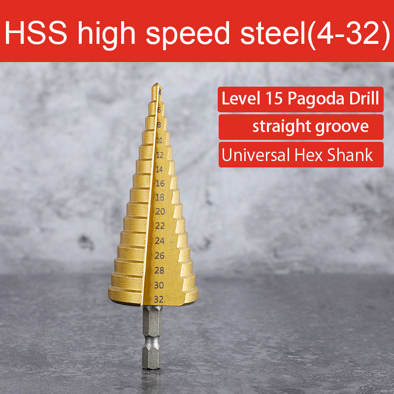 1/4 Inch Hex Shank Quick Change Cone Drill