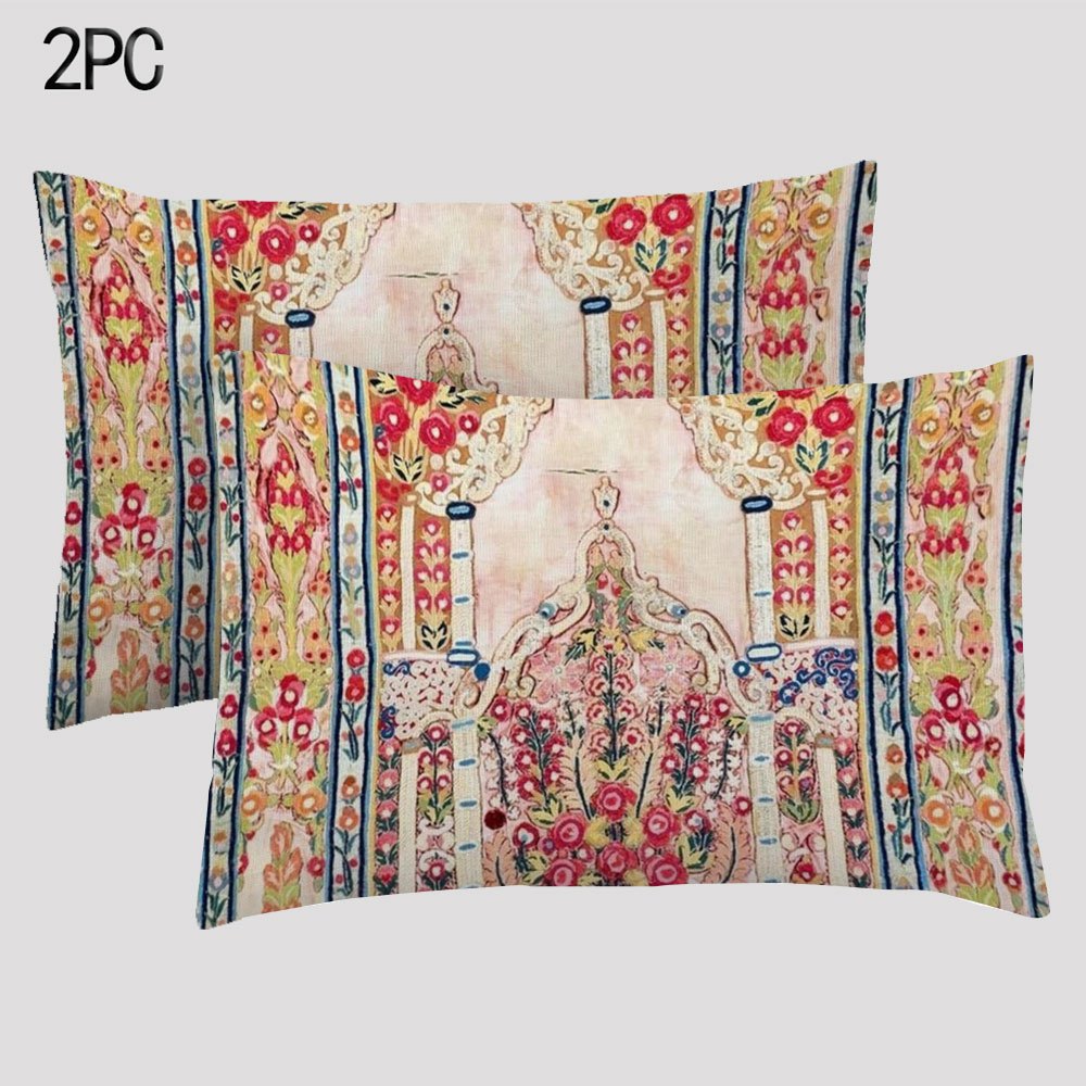 Set of 2 Bosnian Banya Luka Wall Art Pieces and Double-Sided Plush Pillow Covers, 30.48x50.8cm, Perfect for Decorating Sofas and Bedrooms