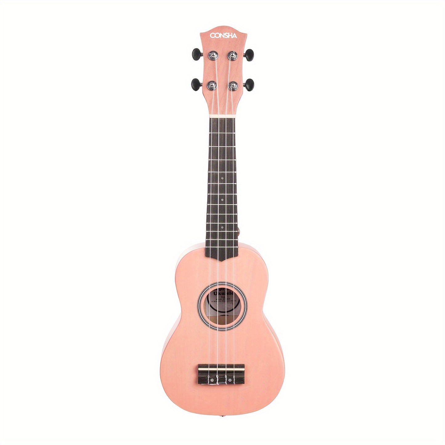 21-Inch Soprano Ukulele for Music Beginners with 4 Strings