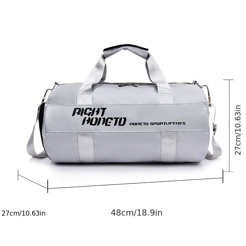 Men's gym bag with wet and dry separation for training and sports, also suitable for hand luggage on short trips. Women's swim bag with large capacity.