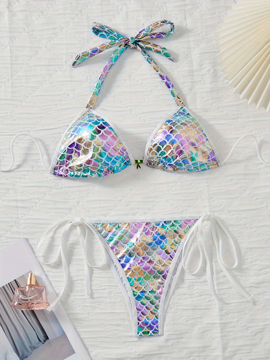 Mermaid lingerie set for women.