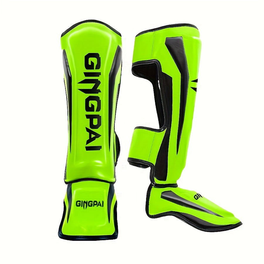 GINGPAI Professional MMA & Muay Thai Kickboxing Gear, Unisex Combat Sports Protective Gear in PU Material, Multiple Colors for Training & Competition.