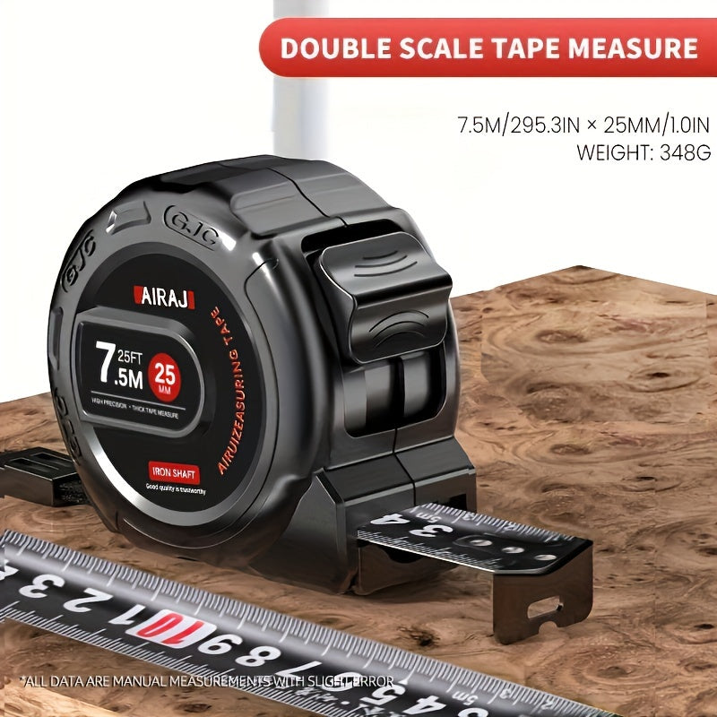 Durable AIRAJ Tape Measure with Metric And Imperial System, ideal for industrial use