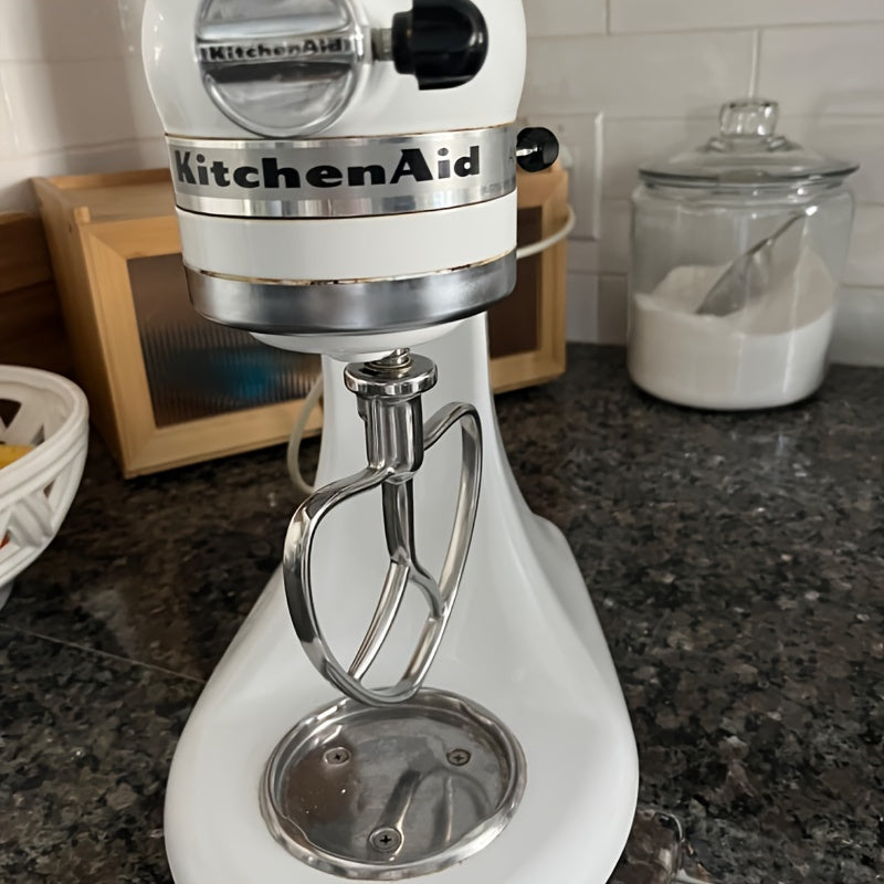 Our stainless steel flat beater attachment is perfect for stand mixers, featuring a tilt-head paddle design. It is ideal for baking, pastry making, pasta dough mixing, liquid blending, and is safe for food contact. Plus, it is dishwasher safe for easy