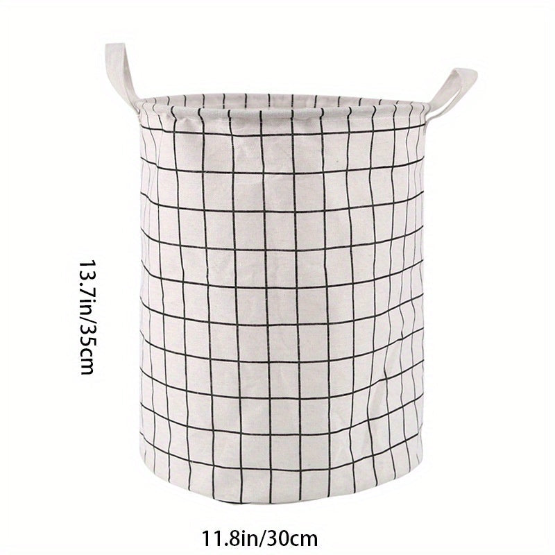 Round Dirty Clothes Basket - Portable Laundry Hamper with Storage Bucket for 1pc of dirty clothes