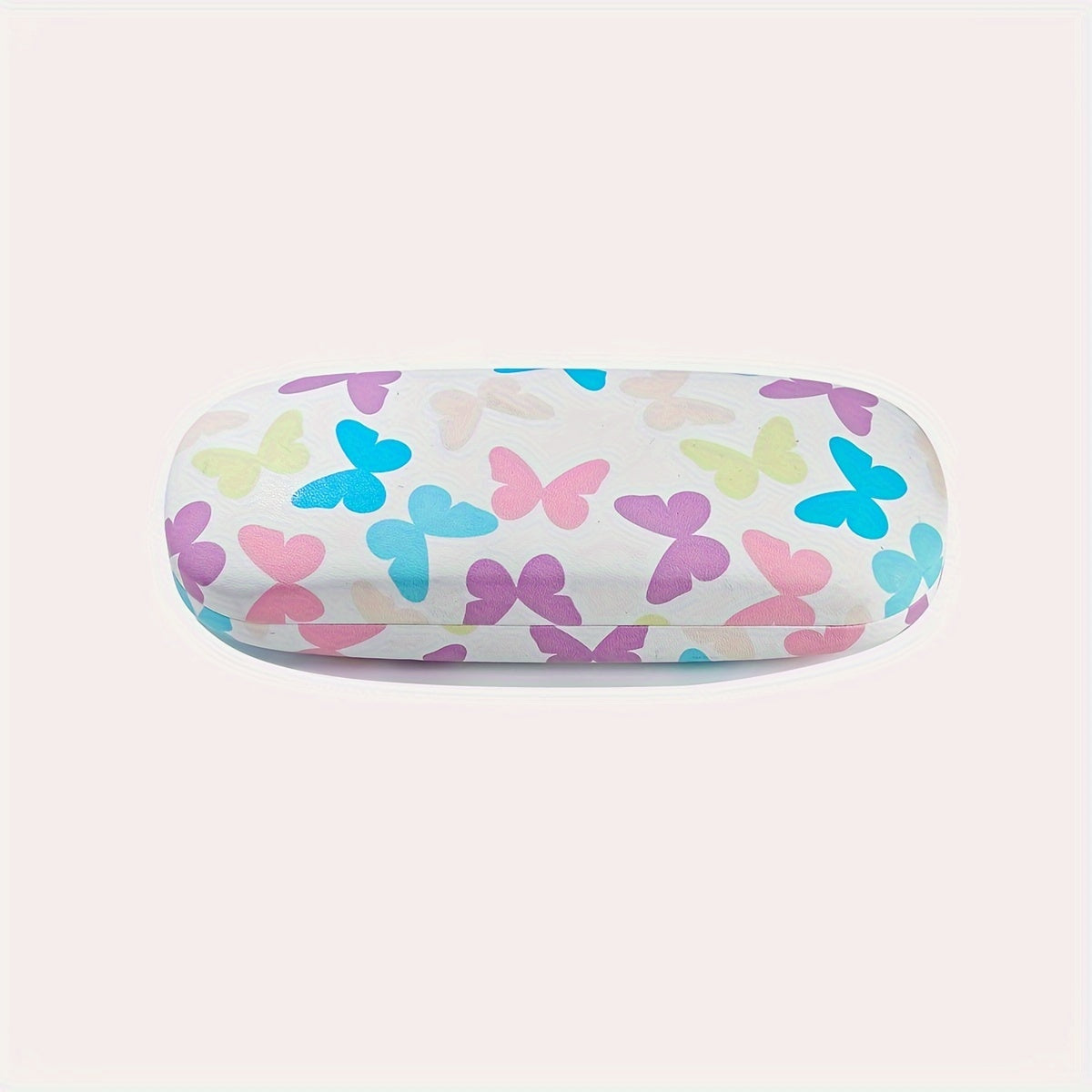 Ladies Storage Glasses Case with a trendy printed butterfly design.