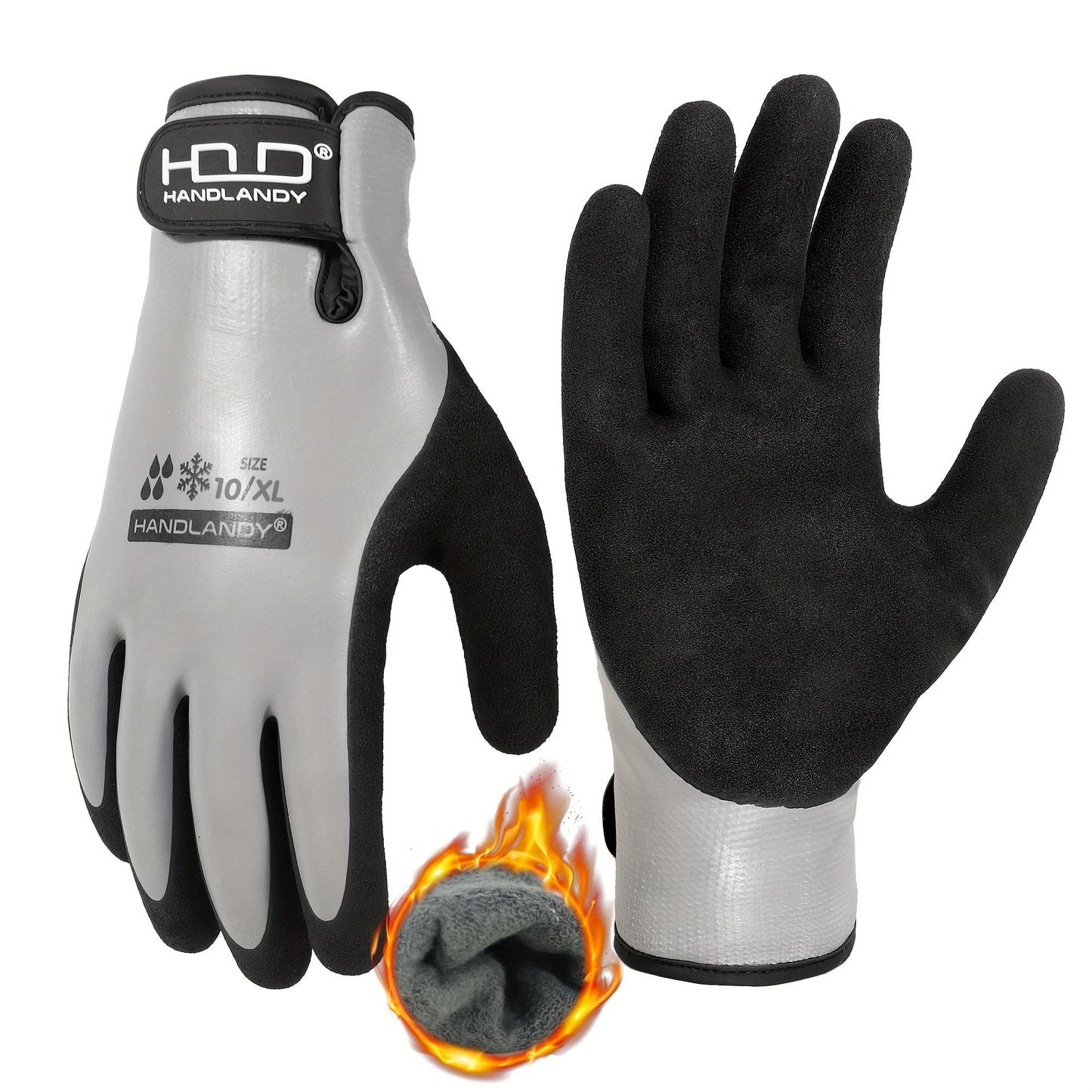 Stay cozy and protected this winter with a pair of Landyachts knitted polyester gloves. These gloves feature full finger coverage, non-slip grips, and are both waterproof and windproof. Suitable for both men and women, these gloves are perfect for