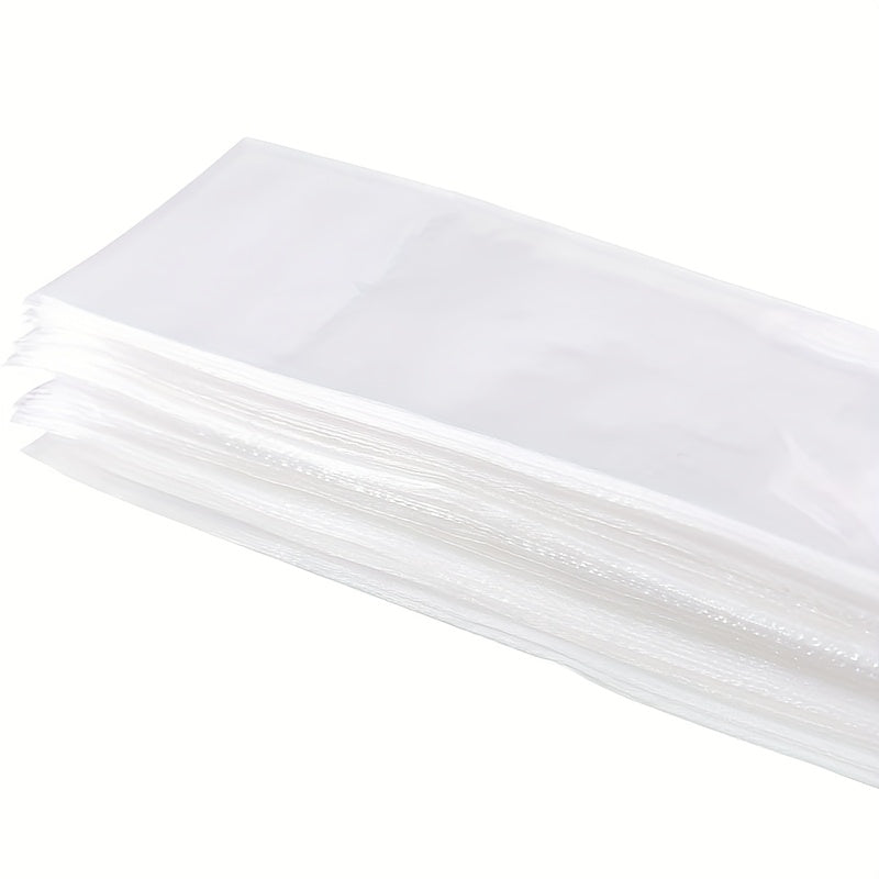 Disposable dental sensor protective films in a pack of 500, lightweight plastic covers for easy use with imaging sensors, featuring an extraction design.