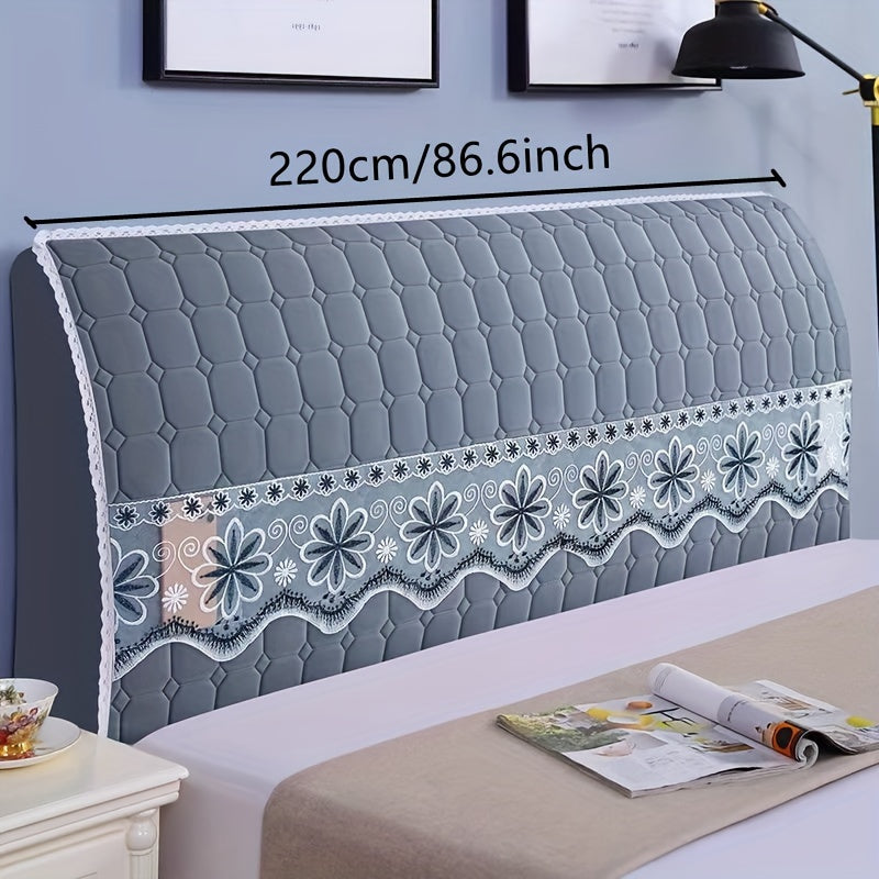 Protect your bed with this super soft quilted headboard cover, in a luxury solid color, to keep it free from dust and stains.