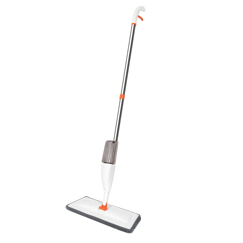 The Self-Cleaning Spray Mop is a convenient solution for hands-free washing. It can be used as a dual-use wet and dry flat mop for the living room. This lazy mop makes water dispensing easy and hassle-free.