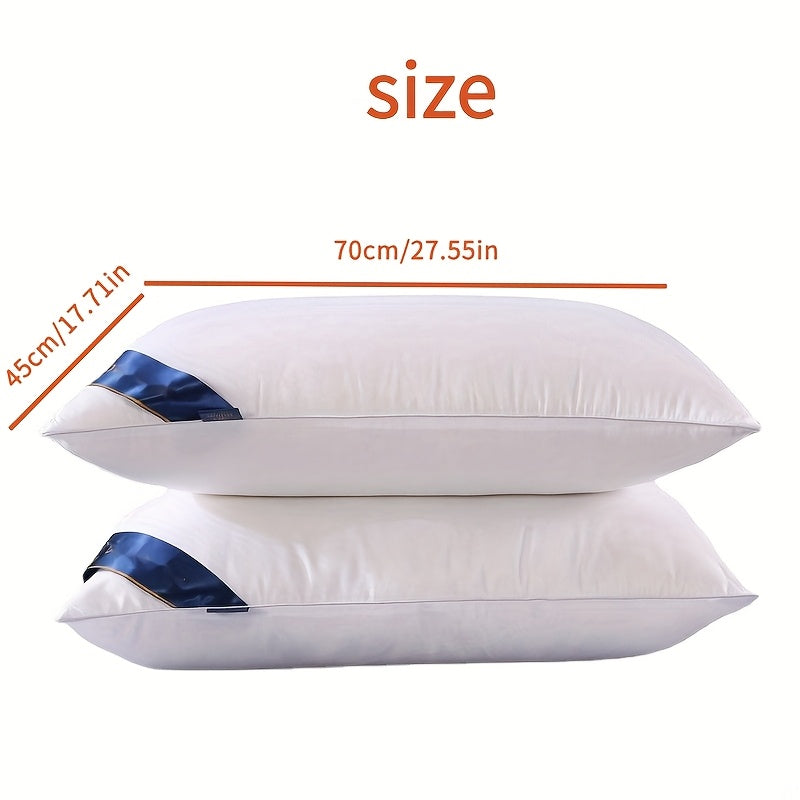 5-Star Hotel Quality Pillow with Non-Collapse High Pillow Core, Hypoallergenic Polyester Cover, Machine Washable