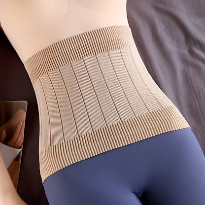 Shaping waist belt for postpartum tummy control and coldproof comfort.