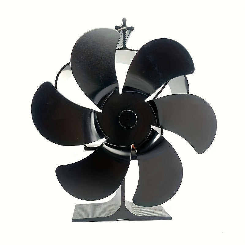 Eco-Friendly Fireplace Fan: Harnessing Heat for Efficient Heating & Cooling - Non-Electric, Portable Wood Stove Accessory