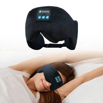 Wireless soft sleeping mask with wireless 5.3 headphones for sleep shade, suitable for women and men.