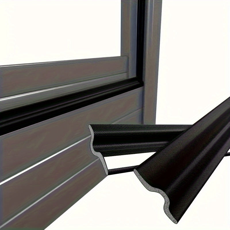 Self-adhesive fabric window seal strip designed for aluminum and steel frames. Ideal for sliding and casement windows, this energy-saving insulating weatherstrip helps exclude drafts and soundproof your space. Includes 1 roll of foam tape.