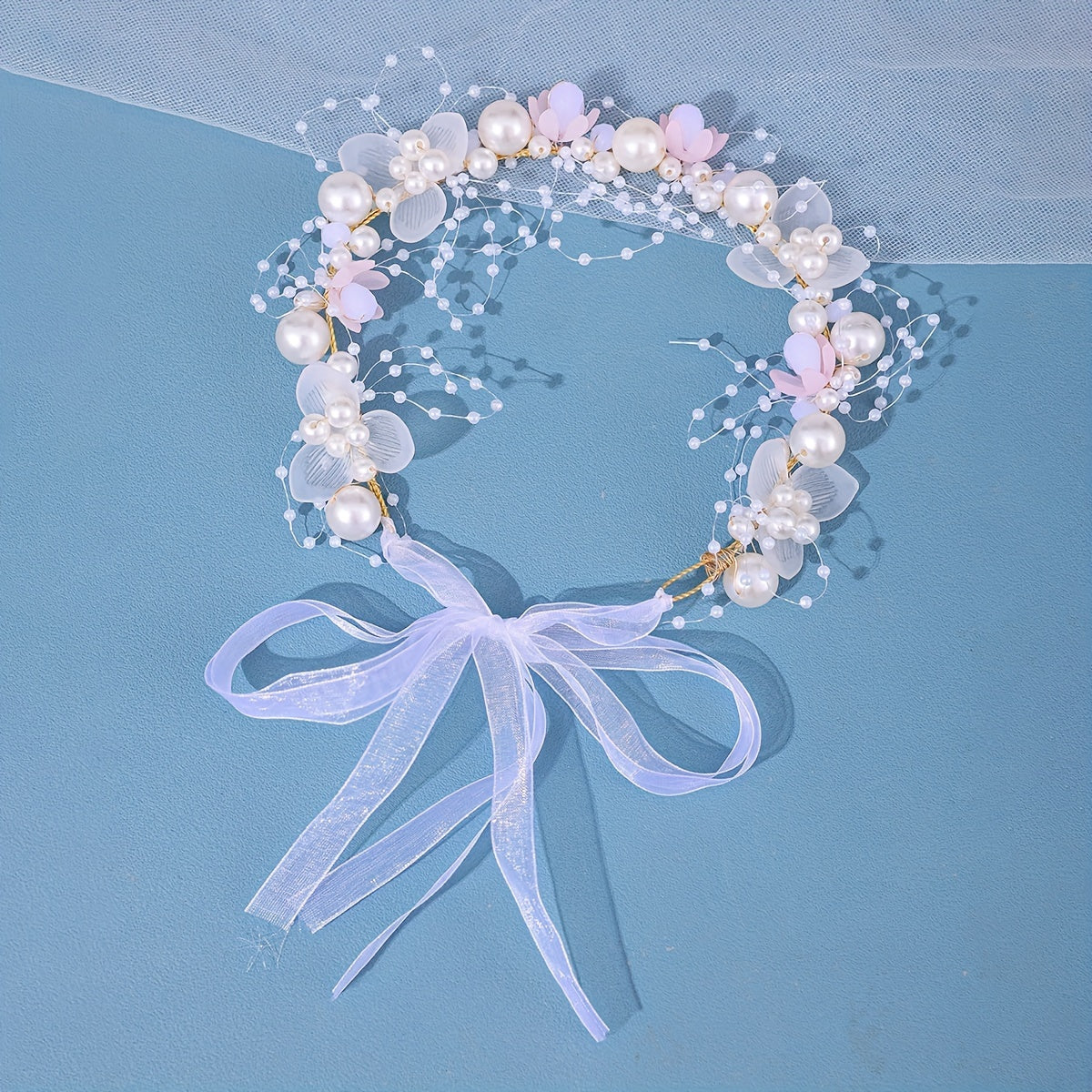 Stylish Angel-Inspired Headband with Faux Pearls - Perfect for Daily Wear and Dressing Up for Parties, Ideal for Women