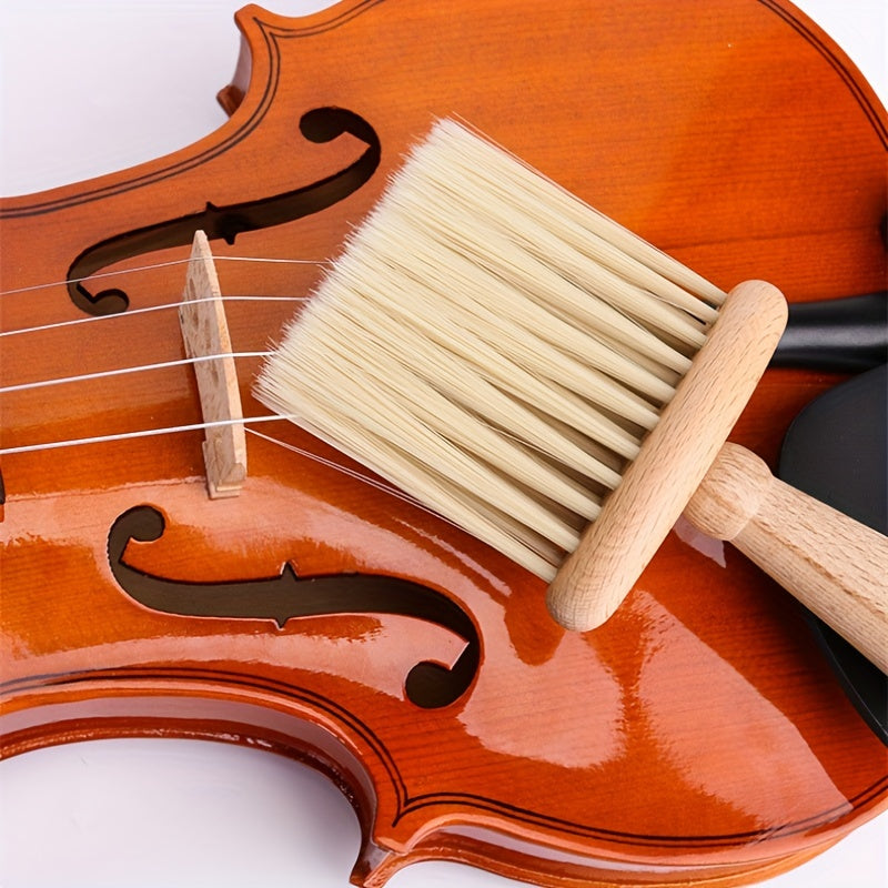 Universal Violin Cleaning Brush for Guzheng and Violin Accessories - Sweep Away Dust and Keep Instruments Clean