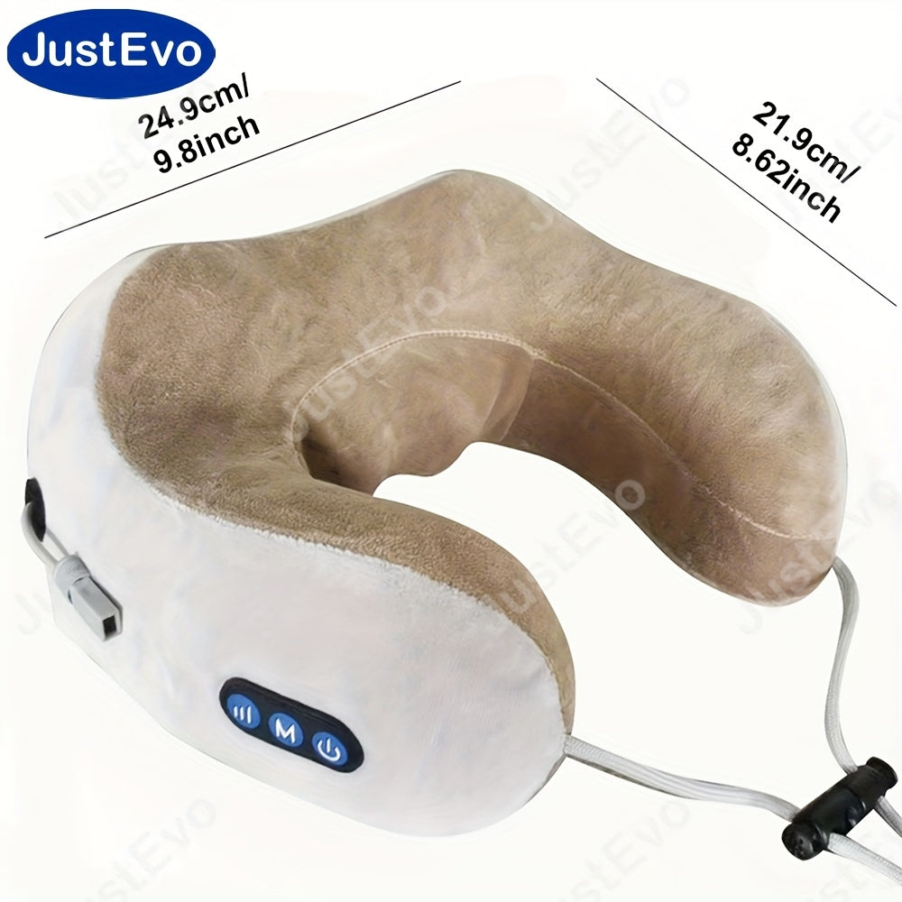 JustEvo Electric U-Shaped Massager for comfortable and convenient neck and cervical massage.