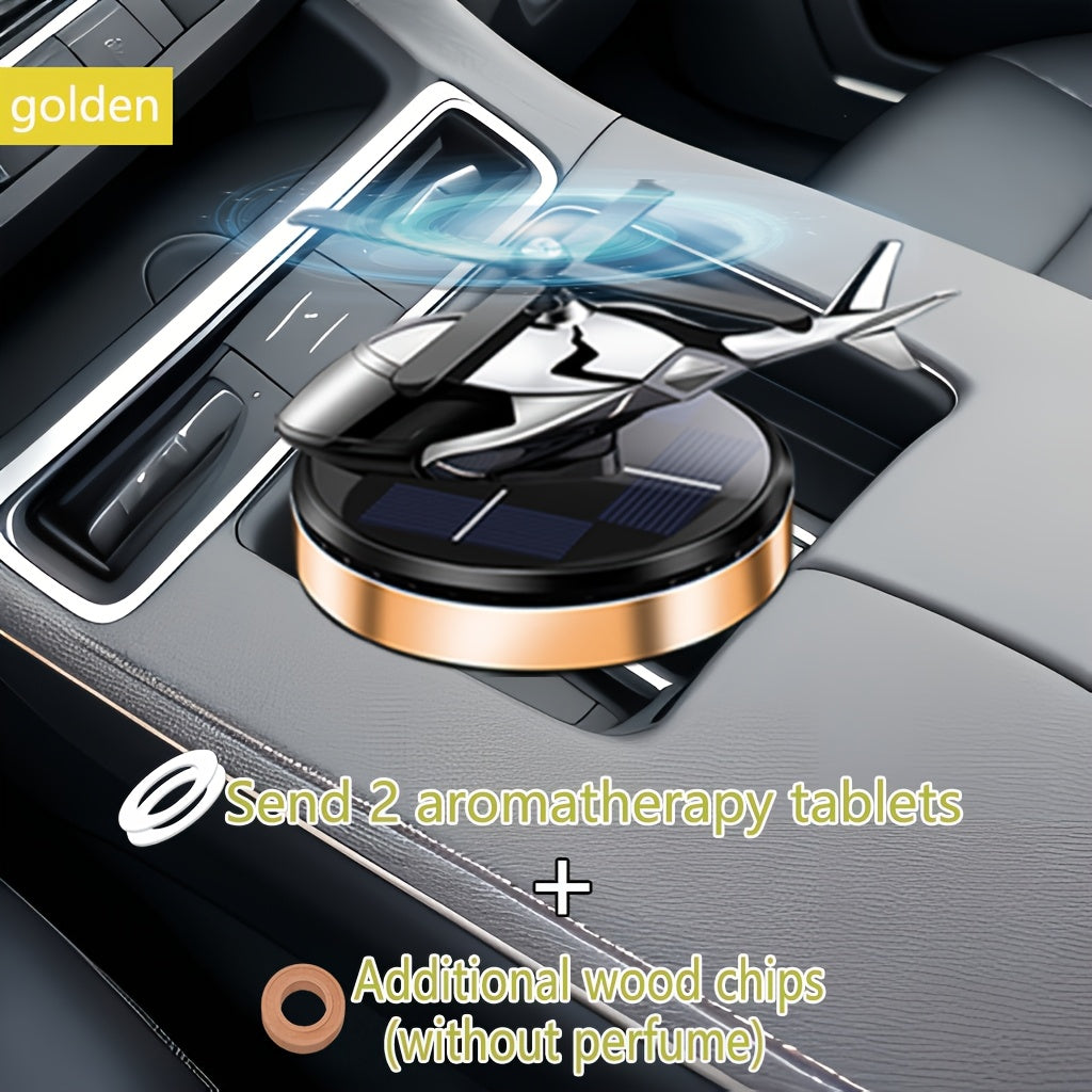 Car Air Freshener and Solar Car Diffuser with 2 fragrances for vehicle and home.