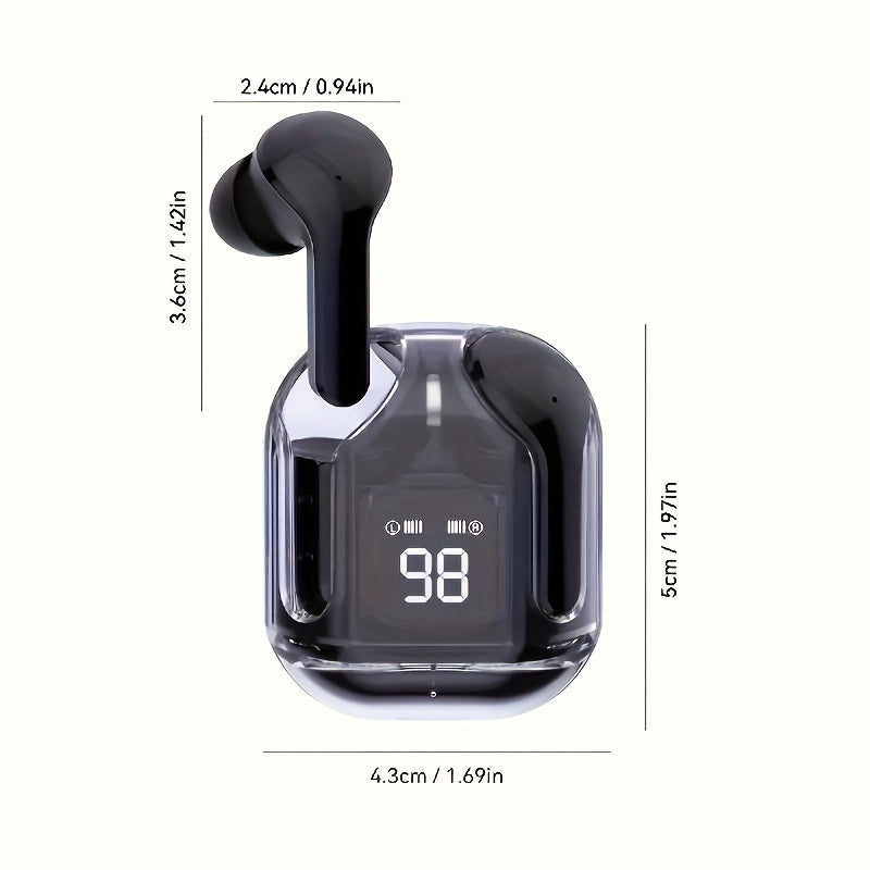 High quality spacecraft wireless earphones with high fidelity stereo touch, low delay, suitable for gaming, leisure, outdoor sports, and cycling