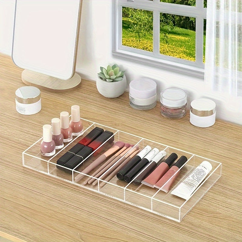 Stylish and practical Clear Acrylic Organizer for 6 Pairs of Fashion Glasses - Sleek Eyewear Storage Solution for Women