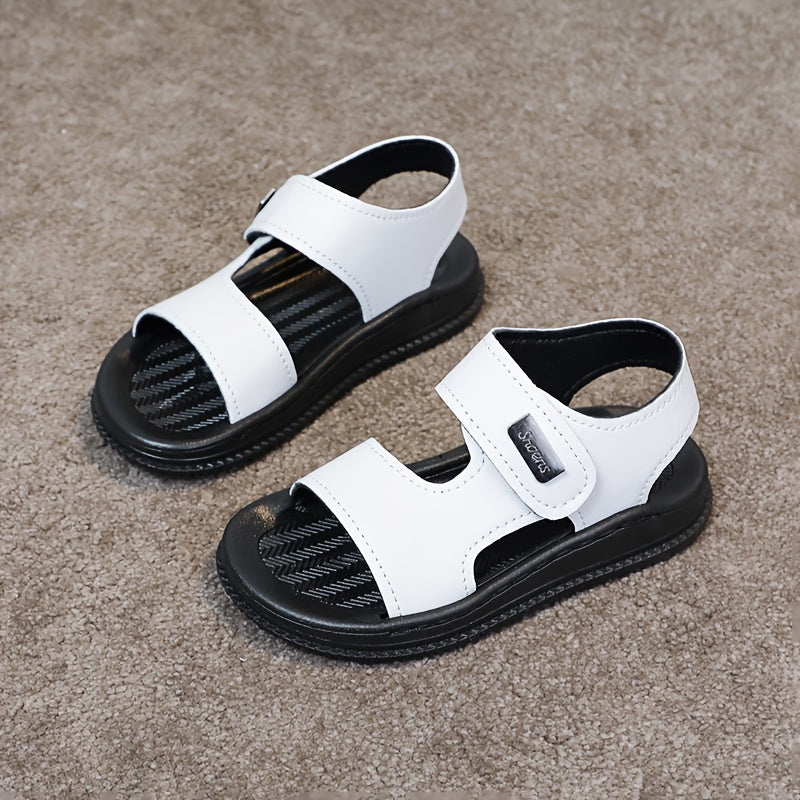 2024 Boys' Summer Sandals - Non-Slip, Soft Sole, Open Toe Beach Shoes, Strappy Design