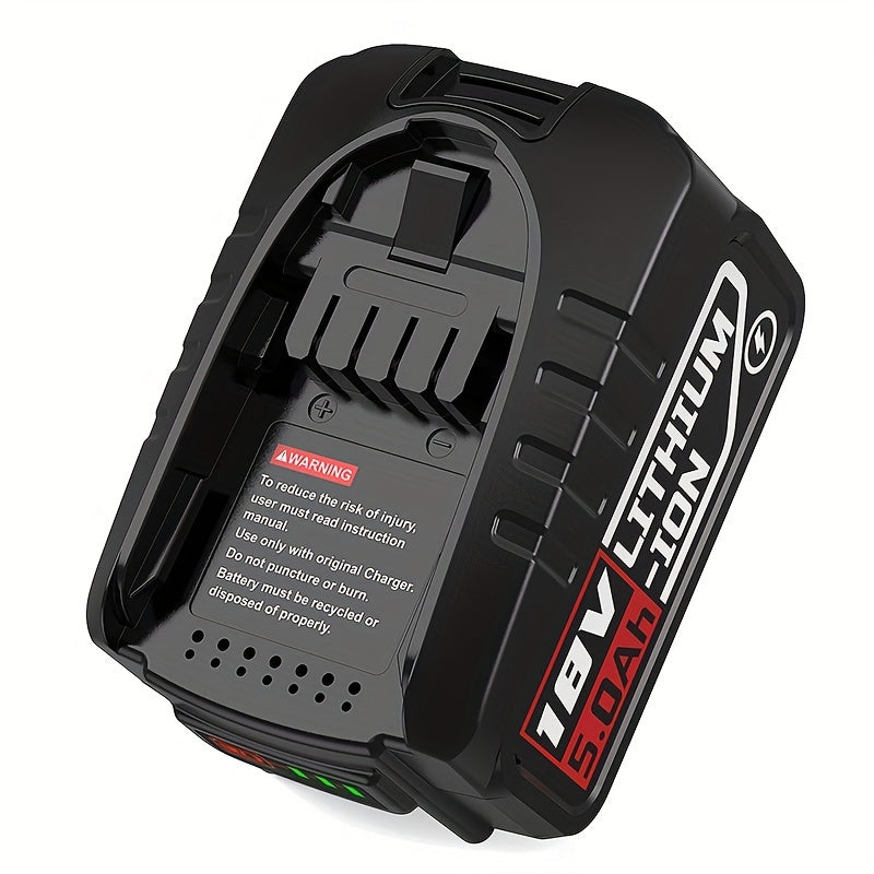 ACIGON 18V 5.0Ah Lithium-Ion Rechargeable Battery, compatible with Bosch Gloria 18V and Gardena 18V power tools. Ideal for home, dorm, gardening, and outdoor use. Made from durable PC/ABS