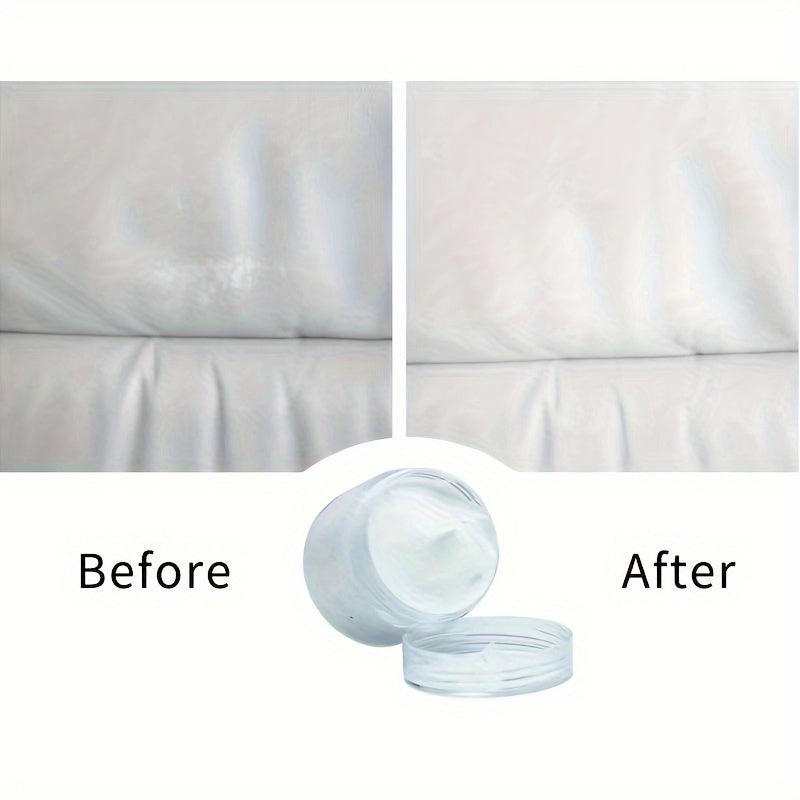 Repair cream revives scratched leather for couches, car seats, and purses.