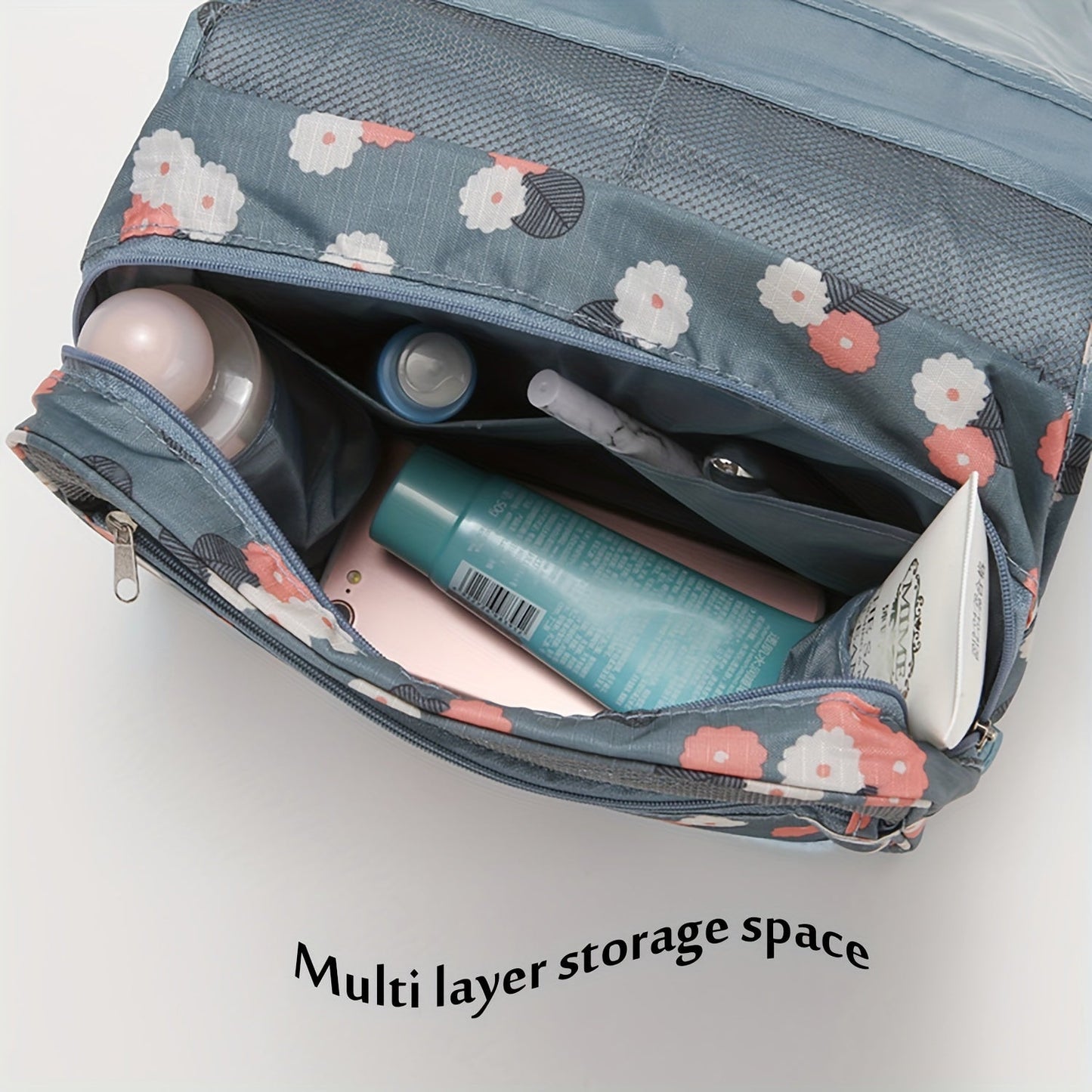 The Travel Organizer Bag is well-equipped for all your needs, with multiple layers for dry/wet separation. Ideal for moms and makeup storage, this bag is made of durable polyester and comes in stylish striped, green, and blue options.